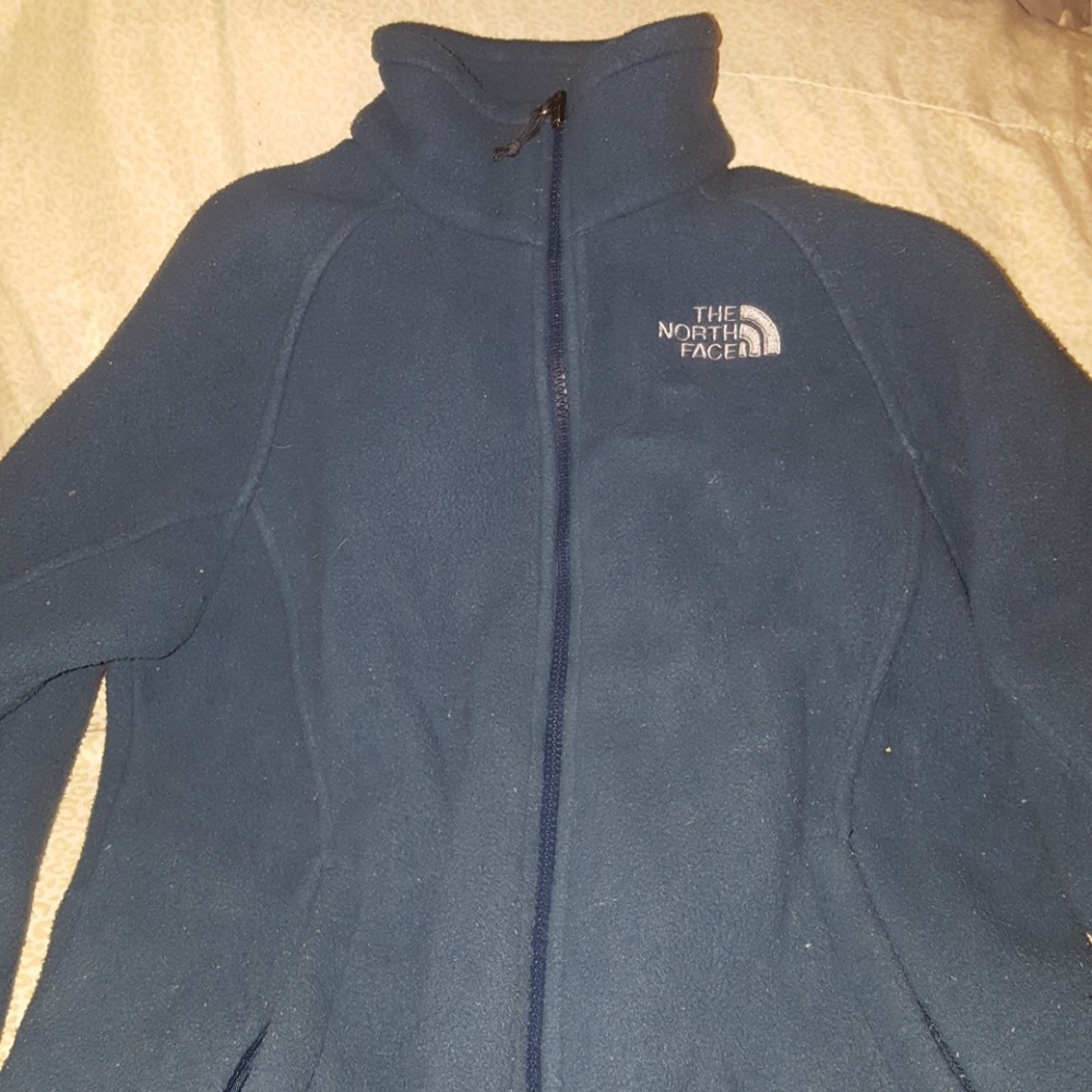 North face blue fleece